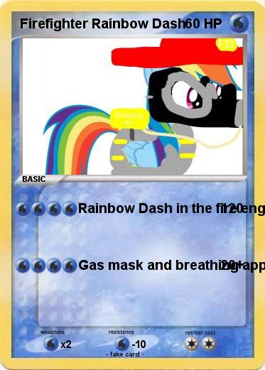 Pokemon Firefighter Rainbow Dash