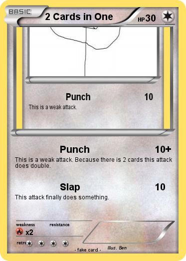 Pokemon 2 Cards in One