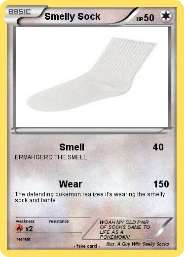 Pokemon Smelly Sock