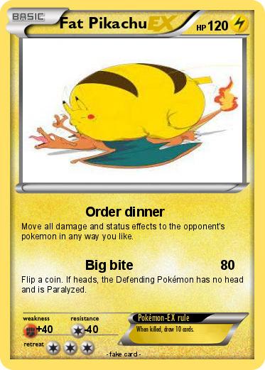 Pokemon Fat Pikachu