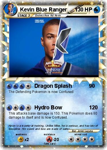 Pokemon Kevin Blue Ranger