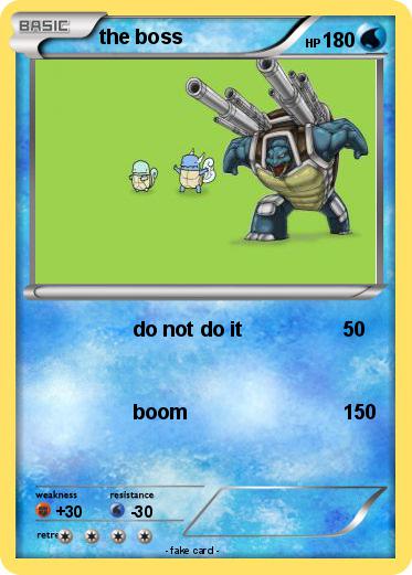 Pokemon the boss