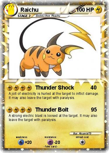Pokemon Raichu