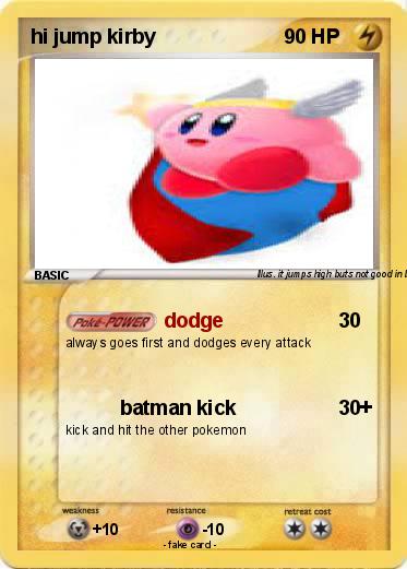 Pokemon hi jump kirby
