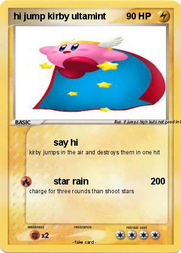 Pokemon hi jump kirby ultamint