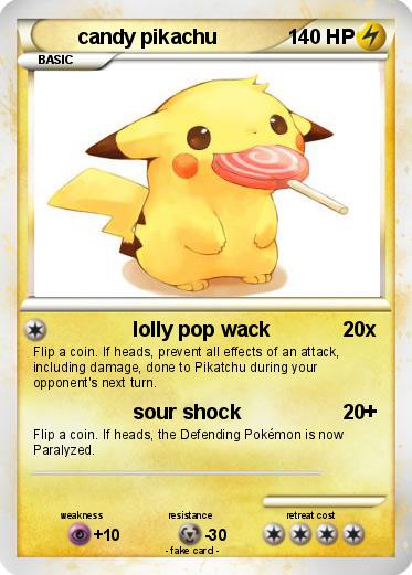 Pokemon candy pikachu