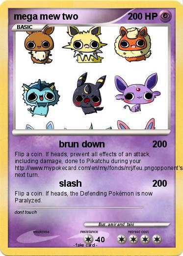 Pokemon mega mew two