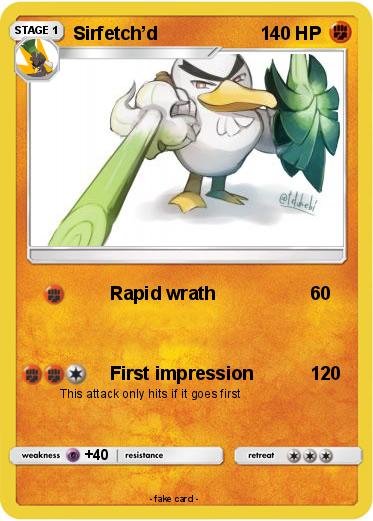 Pokemon Sirfetch’d