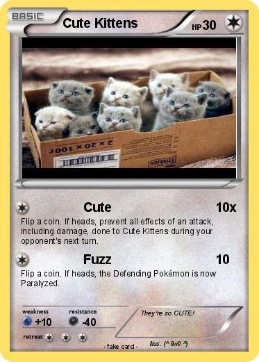 Pokemon Cute Kittens