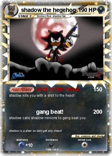 Pokemon shadow the hegehog