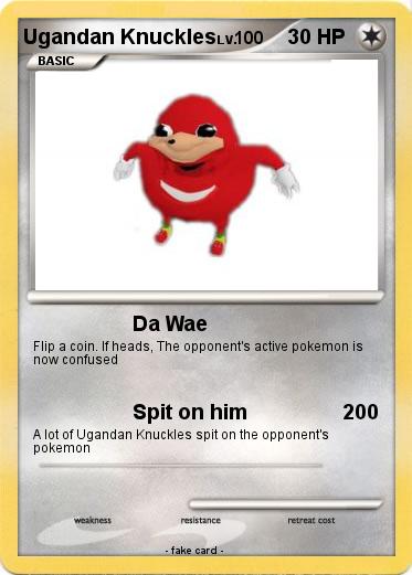 Pokemon Ugandan Knuckles