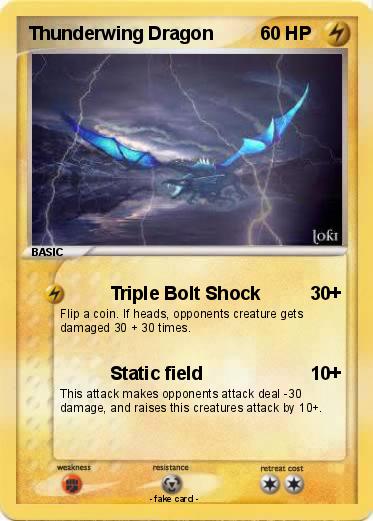 Pokemon Thunderwing Dragon