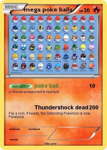 Pokemon mega poke balls