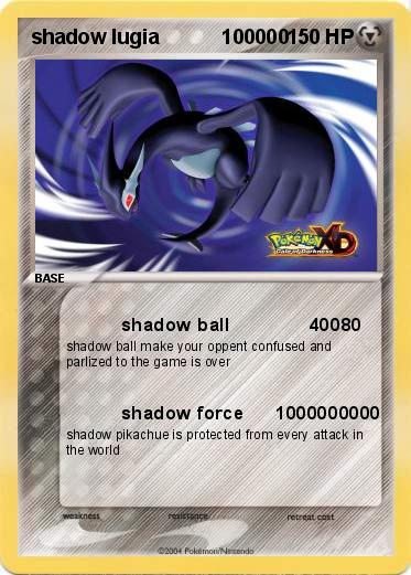 Pokemon shadow lugia           100000