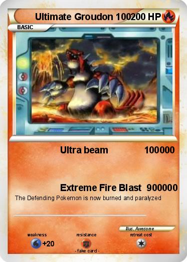 Pokemon Ultimate Groudon 100