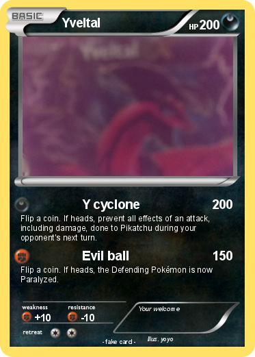 Pokemon Yveltal