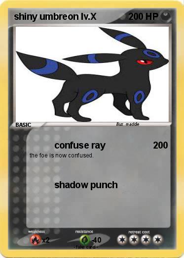 Pokemon shiny umbreon lv.X