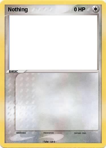 Pokemon Nothing
