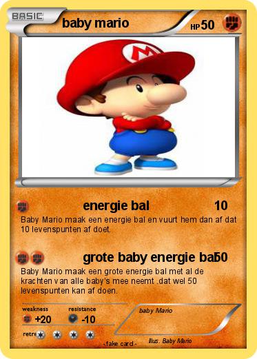 Pokemon baby mario