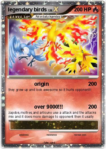 Pokemon legendary birds