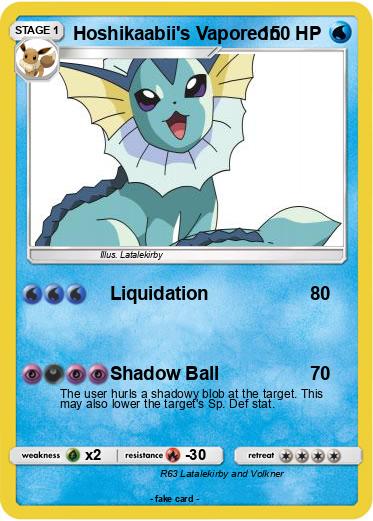 Pokemon Hoshikaabii's Vaporeon