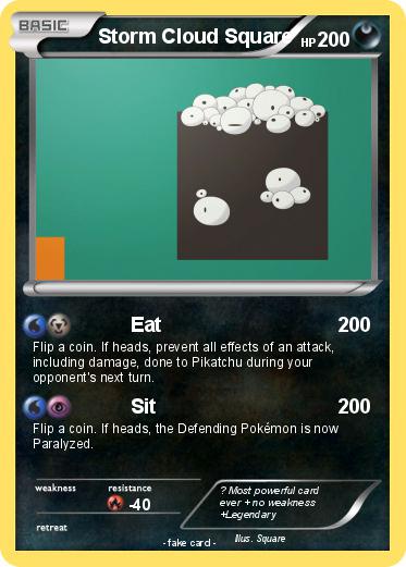 Pokemon Storm Cloud Square