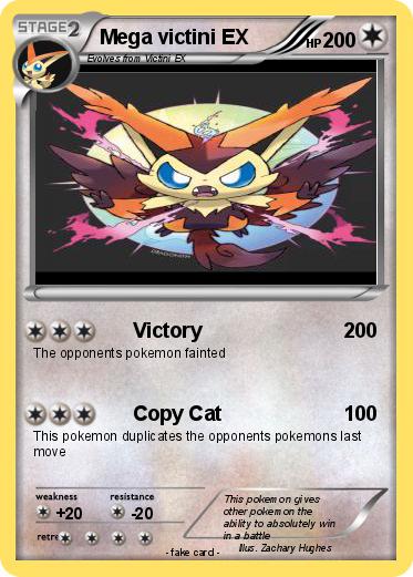 Pokemon Mega victini EX