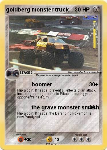 Pokemon goldberg monster truck