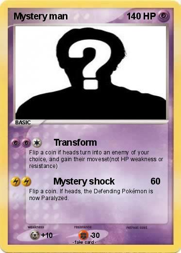 Pokemon Mystery man