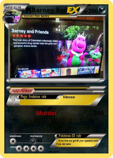 Pokemon Barney Evil