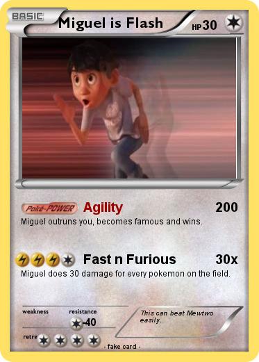 Pokemon Miguel is Flash