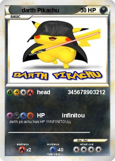 Pokemon darth Pikachu