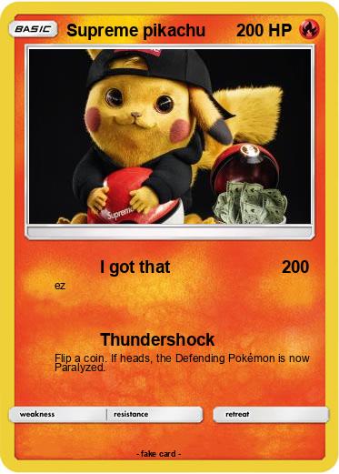 Pokemon Supreme pikachu