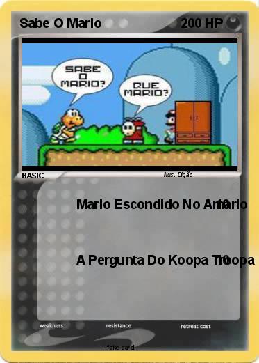 Pokemon Sabe O Mario