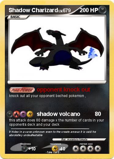 Pokemon Shadow Charizard