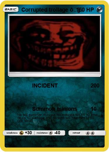 Pokemon Corrupted troll age