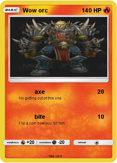 Pokemon Wow orc