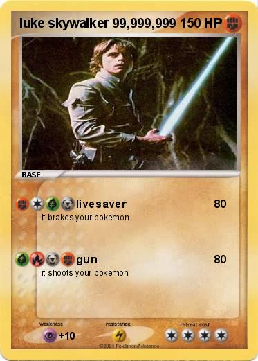 Pokemon luke skywalker 99,999,999