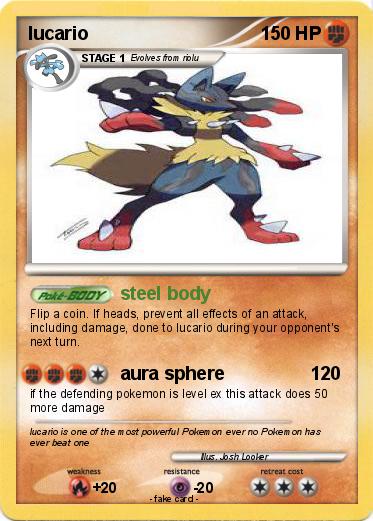 Pokemon lucario