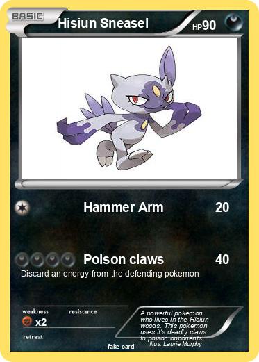 Pokemon Hisiun Sneasel