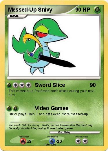 Pokemon Messed-Up Snivy