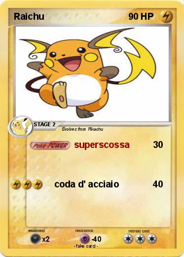 Pokemon Raichu