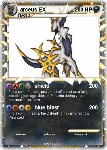 Pokemon arceus EX