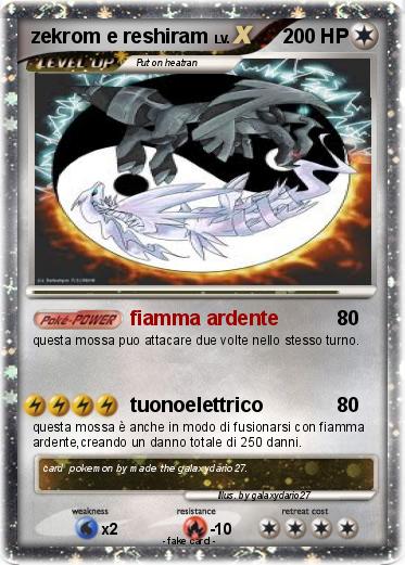 Pokemon zekrom e reshiram