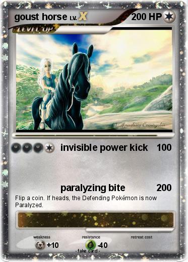 Pokemon goust horse