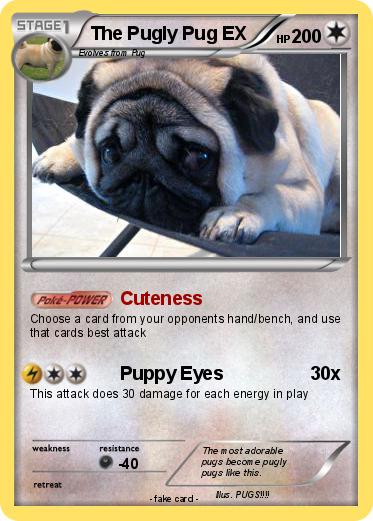 Pokemon The Pugly Pug EX