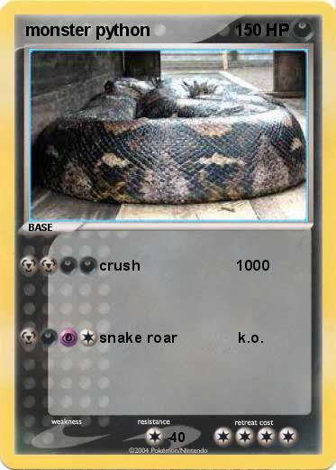 Pokemon monster python