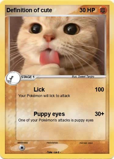 Pokemon Definition of cute