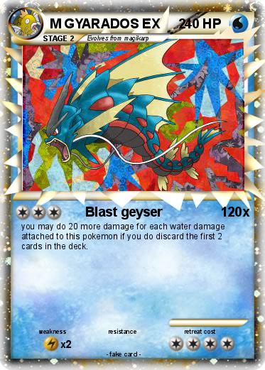 Pokemon M GYARADOS EX     2