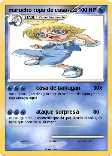 Pokemon marucho ropa de casa